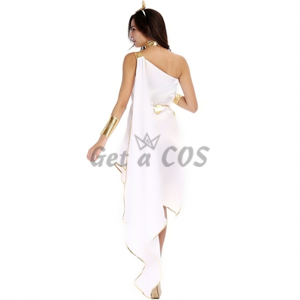 Greek Goddess White Elegant Women Costume