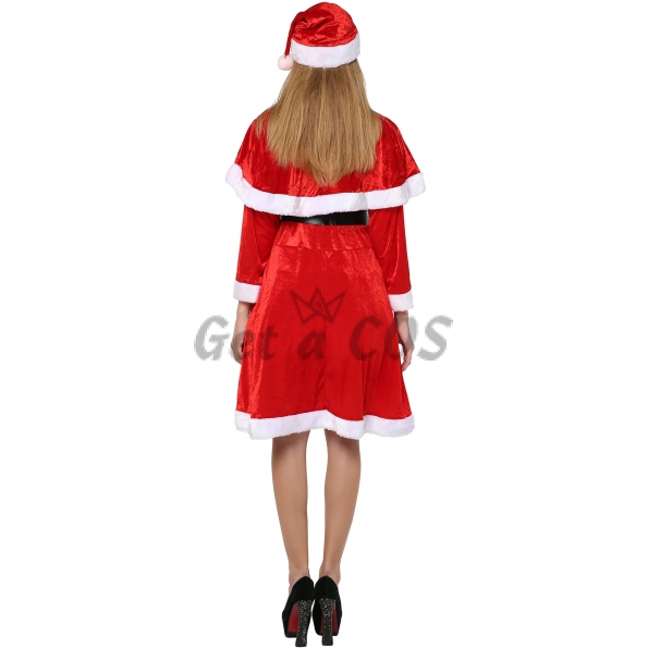Women Halloween Costumes Christmas Shawl Classic Suit