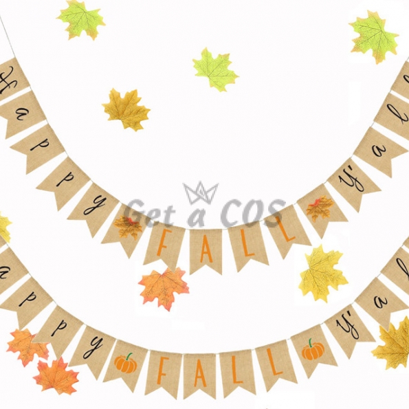 Holiday Decor Autumn Thanksgiving Pull The Flag