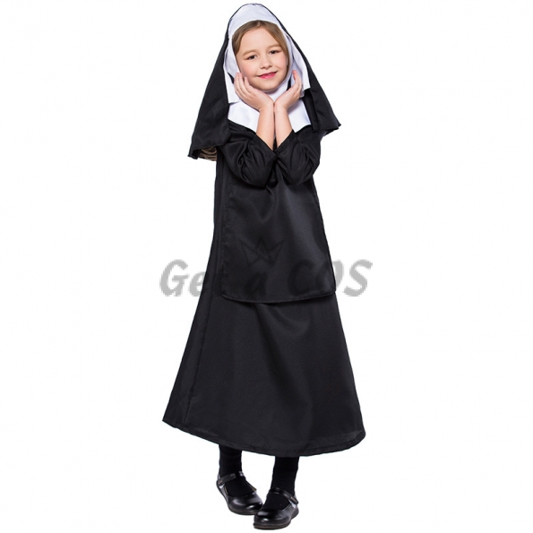Black Nun Girl Costume