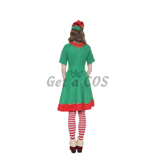 Adults Halloween Costumes Christmas Elf Skirt Suit