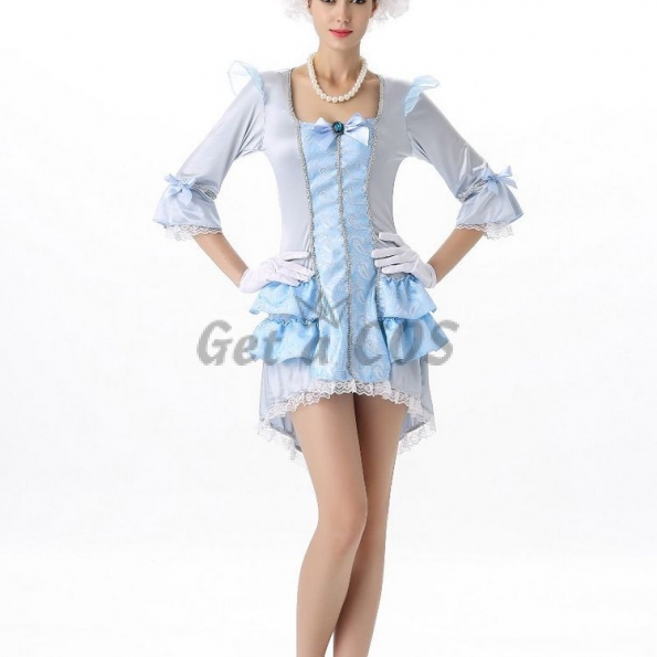 Halloween Alice In Wonderland Costumes Tale Princess Dress