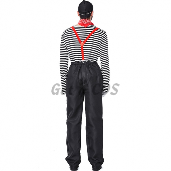 Funny Mime Actor Chaplin Style Costume