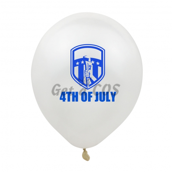 Holiday Decor Independence Day Latex Balloons