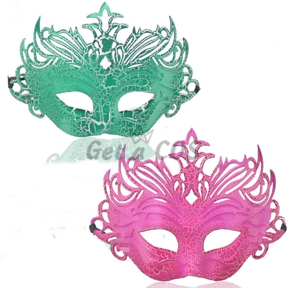 Halloween Decorations Crack Lace Mask