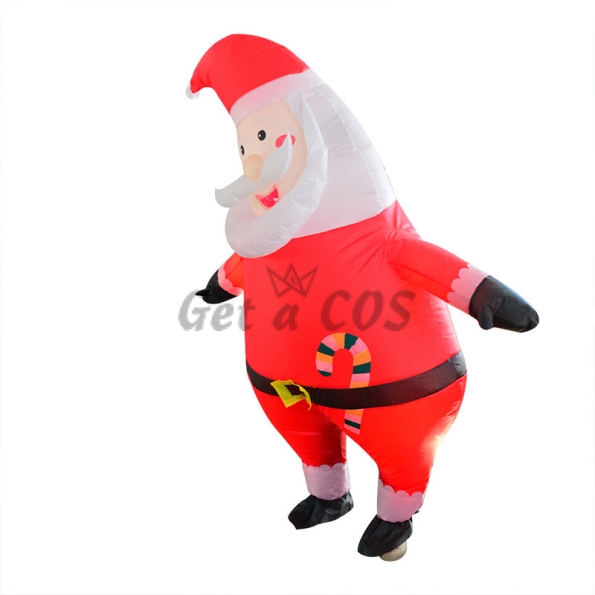 Inflatable Costumes Tilted Head Santa