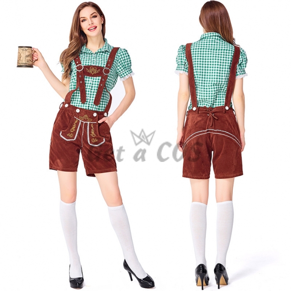 German Munich Beer Festival Clothes Bar Embroidered Trousers Adult Women