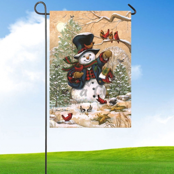 Christmas Decorations Snowman Pattern Printing