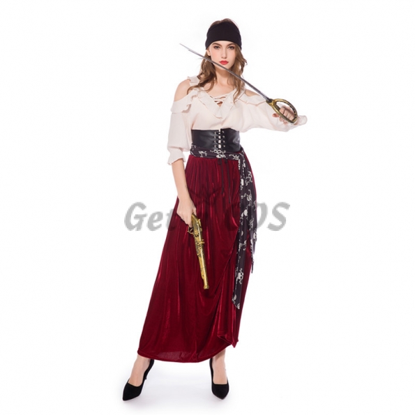Halloween Costumes Pirate Captain Makeup Dance Party Style