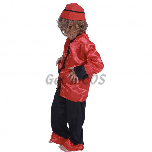 Boys Halloween Costumes Red Tang Suit