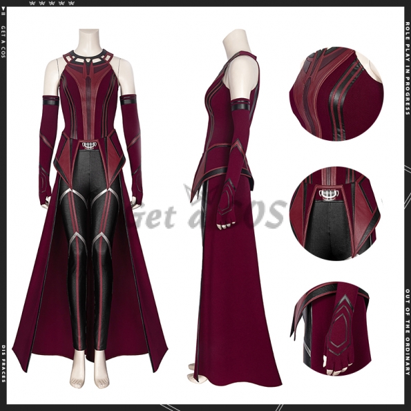 Superhero Costumes Scarlet Witch Wanda - Customized