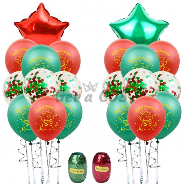 Christmas Decorations Elk Snowman Balloons