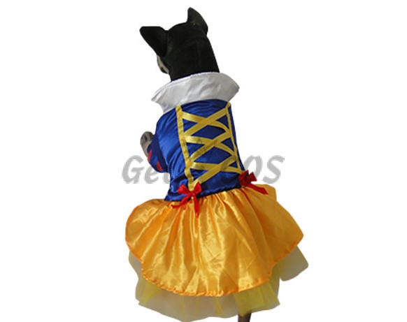 Dog Halloween Costumes Snow White Big Suit