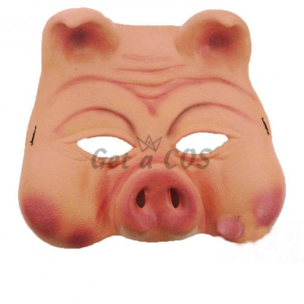 Halloween Decorations Half Face Pig Mask