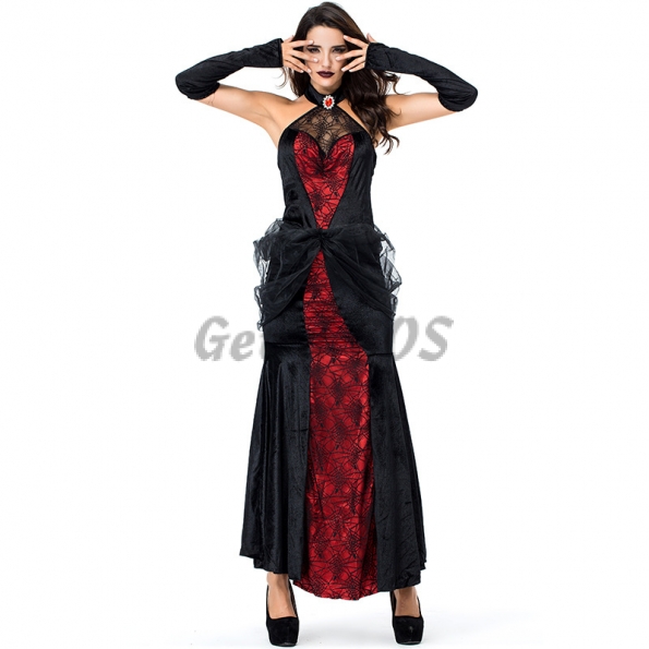 Women Halloween Costumes Spider Element Spider Queen Or Banshee Dress