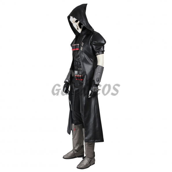 Anime Costumes Overwatch Reaper Gabriel Reyes Cosplay - Customized