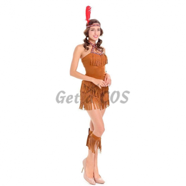 Halloween Costumes Indian Aboriginal Hunter Clothes