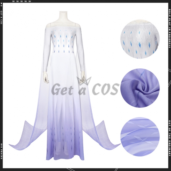 Frozen 2 Costumes Elsa Yarn Skirt Cosplay - Customized