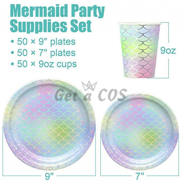 Tableware Mermaid Printing Kit