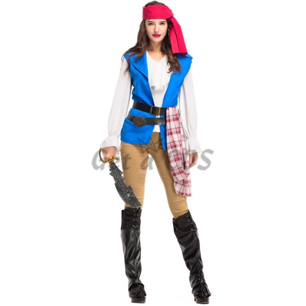 Couples Women Halloween Costumes Pirate Style