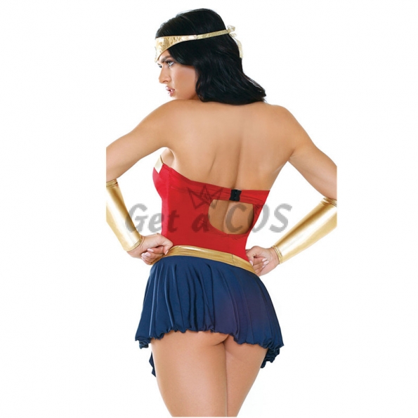 Sexy Halloween Wonder Woman Costumes Cosplay Performance