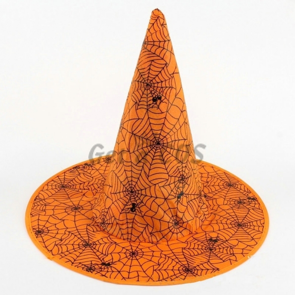 Halloween Orange Witch Hat