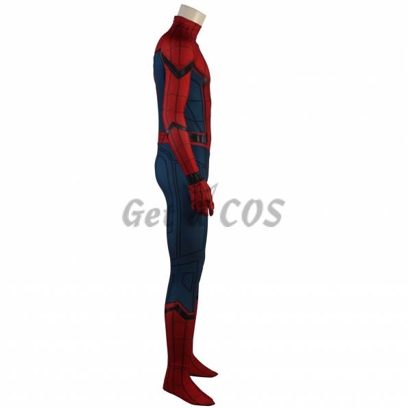 Spiderman Costume Civil War Print Cosplay - Customized