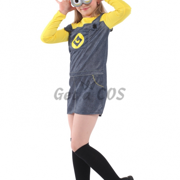 Minion Costume Little Girl Shape