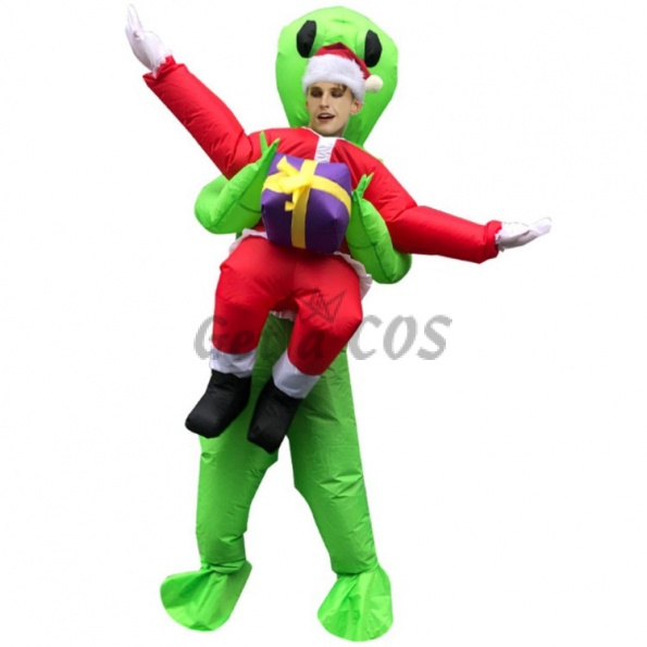 Inflatable Alien Costume Santa Claus