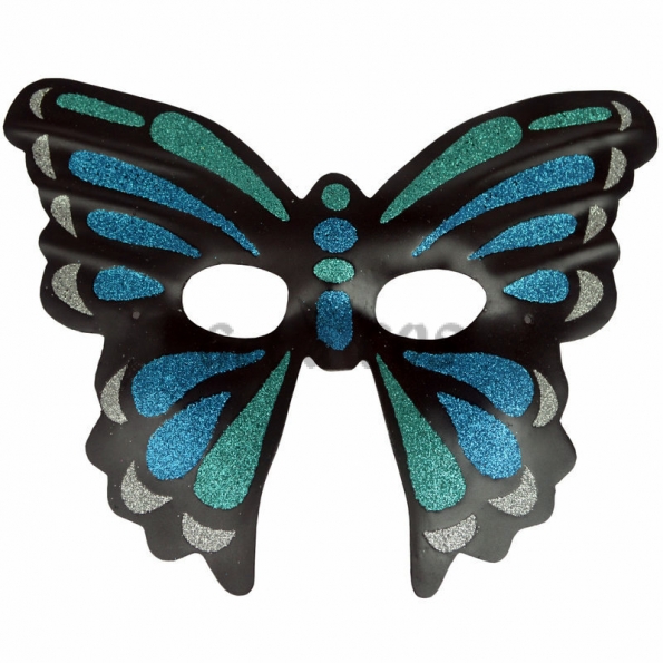 Halloween Decorations Painted Butterfly Mask