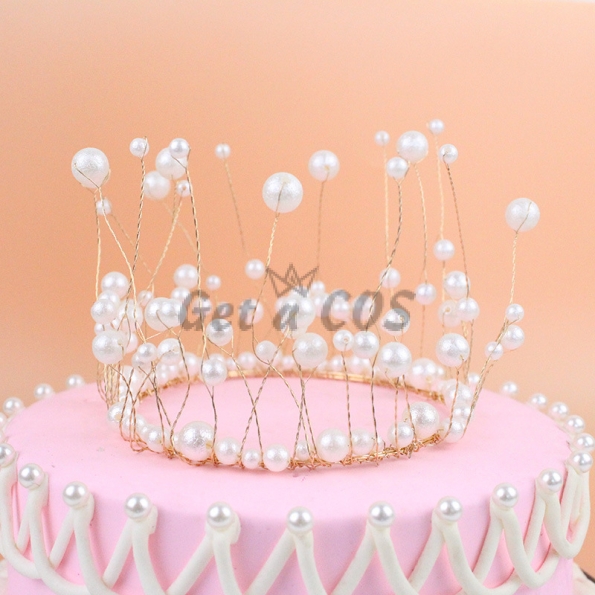 Birthdays Decoration Pearl Crown