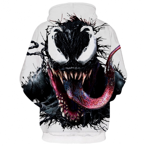 Movie Character Costumes Venom Printing