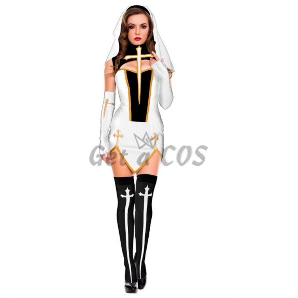Sexy Halloween Costumes Nun Clothes