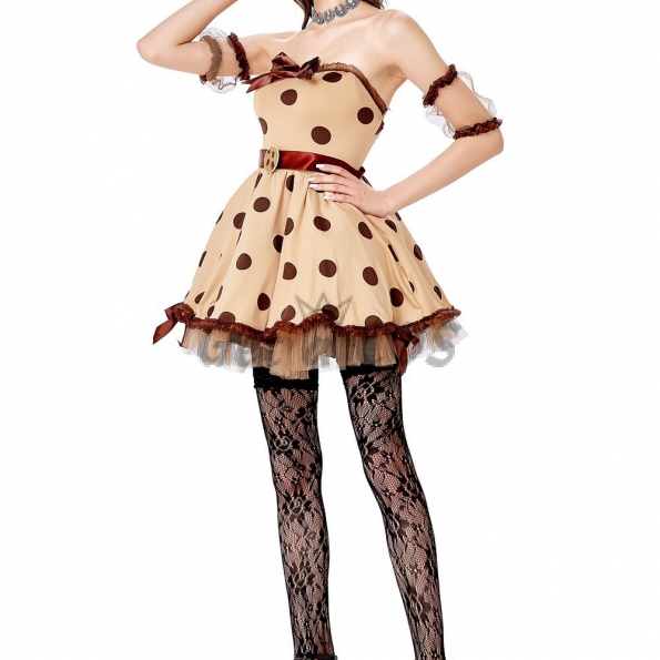 Women Halloween Costumes Mickey Mouse Dress Game Party Uniform Style