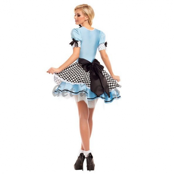 Women Halloween Costumes Alice Role Same Style