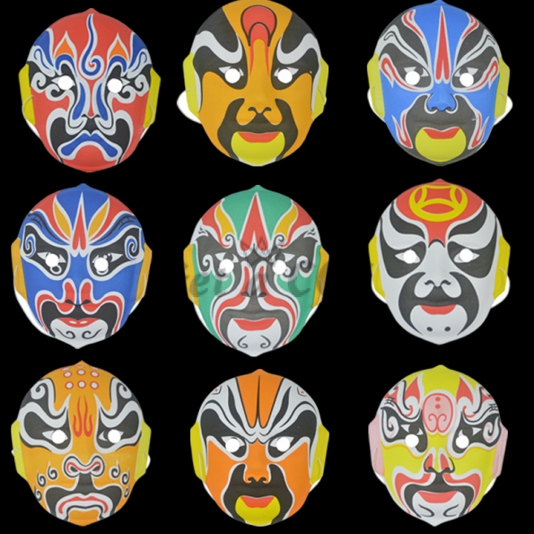 Halloween Decorations Chines Peking Opera Mask