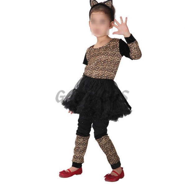 Cat Girl Costume Leopard Clothes