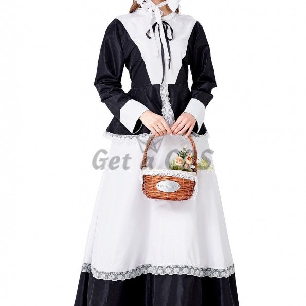 Retro Garden Maid Women Costume