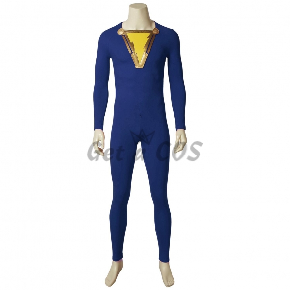 Hero Costumes Shazam Freddy Freeman Blue - Customized
