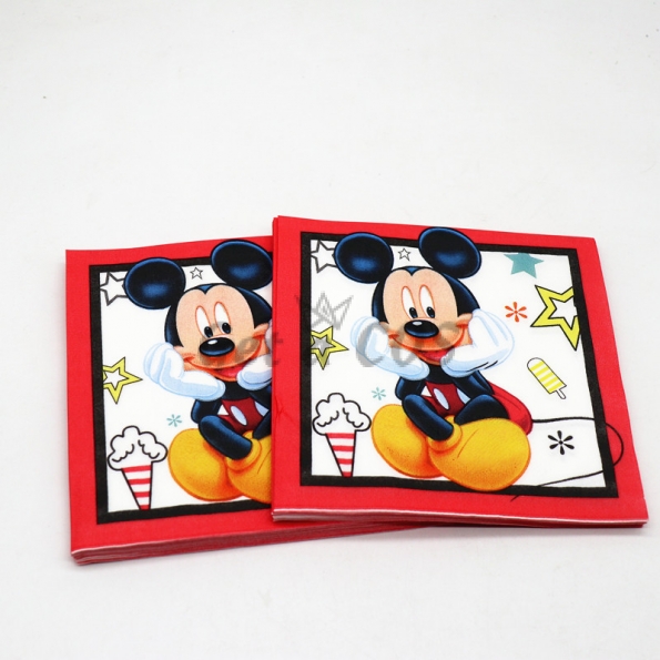 Tableware Cartoon Red Mickey Printing Kit