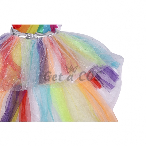 Rainbow Unicorn Girl Costume