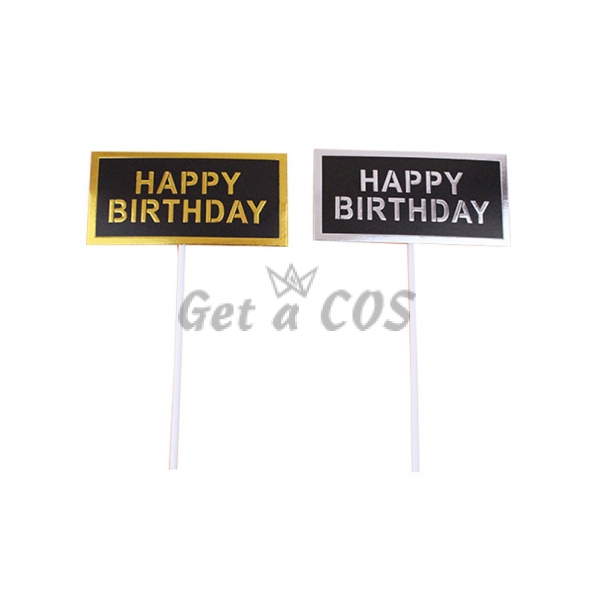 Birthdays Decoration Premium Alphabet Insert Card