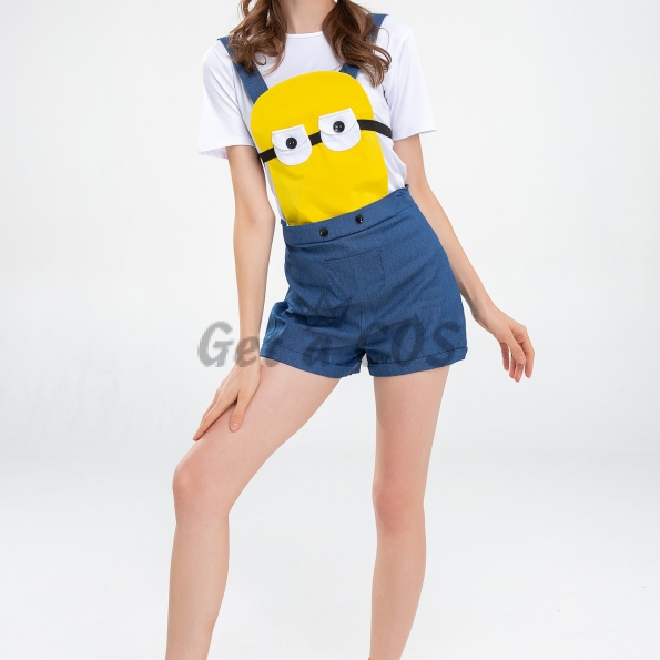 Women Halloween Costumes Despicable Me Little Yellow Clothes