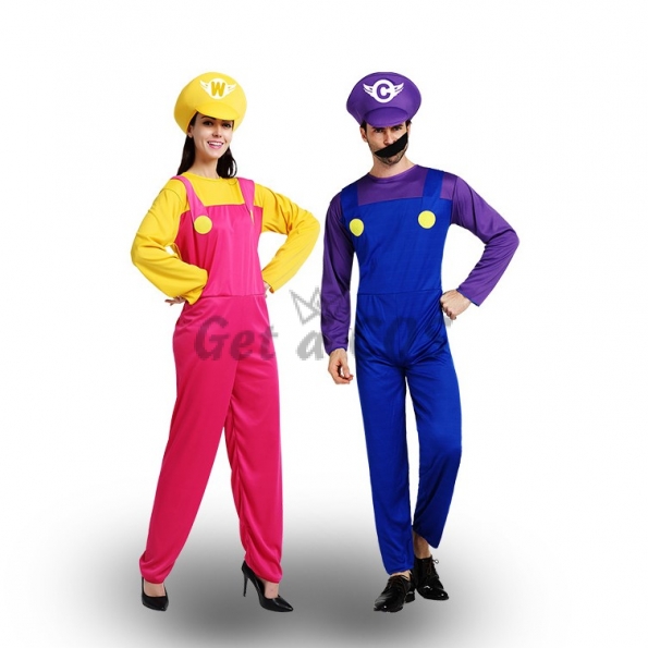 Couples Halloween Costumes Super Mary Cosplay