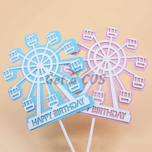 Birthdays Decoration Ferris Wheel Insert Card