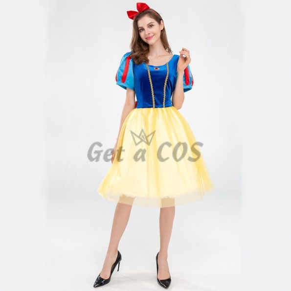 Disney Women Halloween Costumes Dress Snow White Same Style