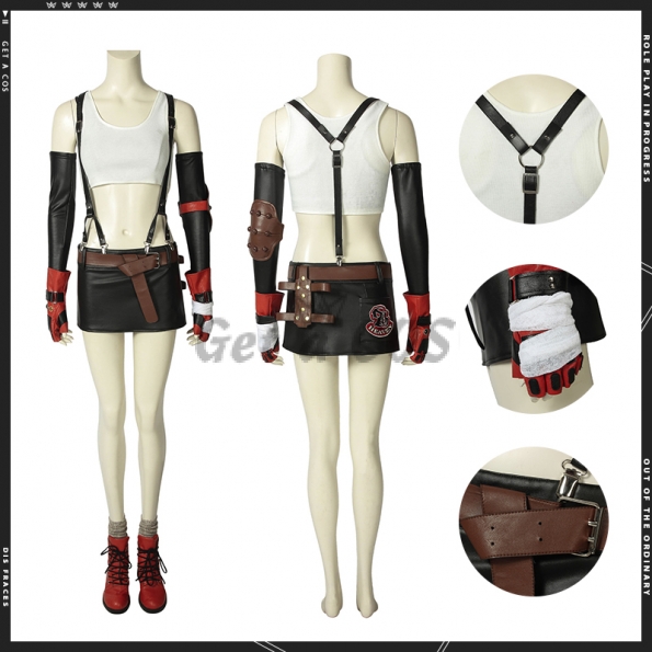 Anime Costumes Final Fantasy Remake Tifa Cosplay - Customized