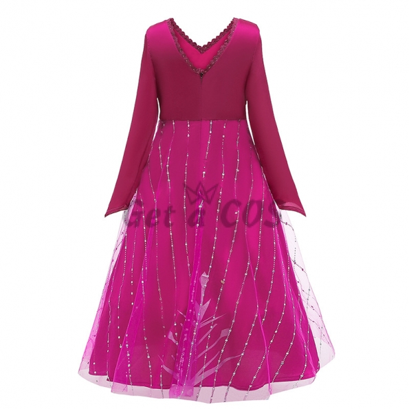 Frozen 2 Costumes Store Elsa Red Purple Style