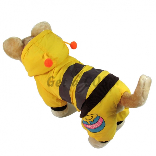 Pet Halloween Costumes Bee Windbreaker