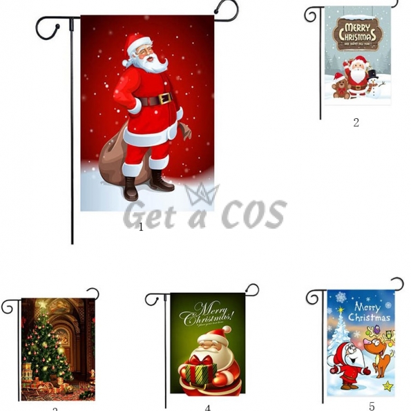 Christmas Decorations Santa Claus Pattern Printing